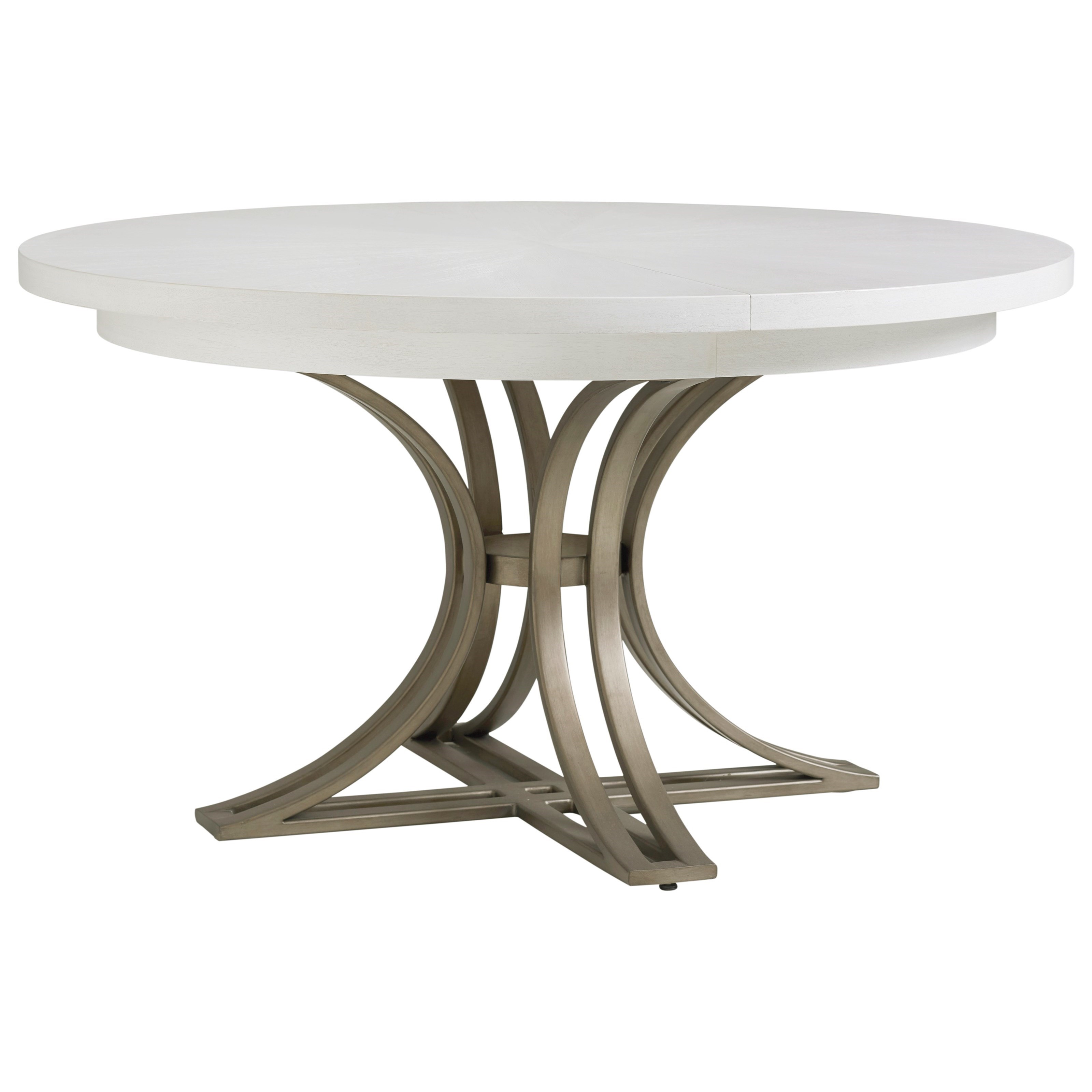 54 round deals white dining table